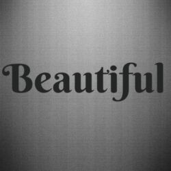 Наклейка Beautiful - PrintSalon