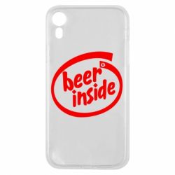 Чехол для iPhone XR Beer Inside - PrintSalon