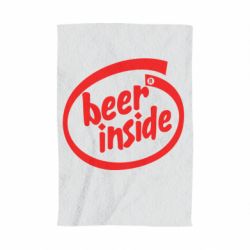 Полотенце с принтом Beer Inside - PrintSalon