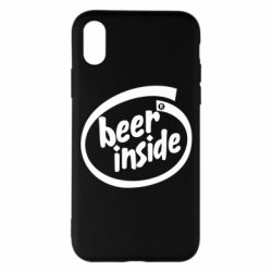 Чехол для iPhone X/Xs Beer Inside - PrintSalon