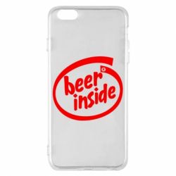 Чехол для iPhone 6 Plus/6S Plus Beer Inside - PrintSalon