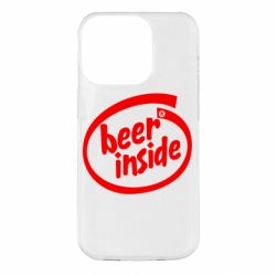 Чехол для iPhone 14 Pro Beer Inside - PrintSalon
