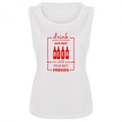 Женская майка Beer - PrintSalon