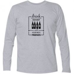 Футболка с длинным рукавом Beer - PrintSalon
