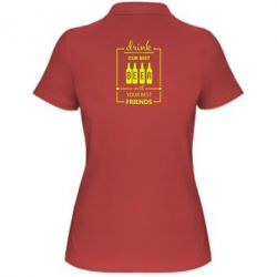 Женское поло Beer - PrintSalon