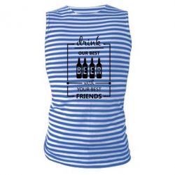 Майка-тельняшка Beer