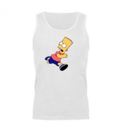 Мужская майка Беги, Барт, беги! - PrintSalon