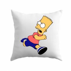 Подушка Беги, Барт, беги! - PrintSalon