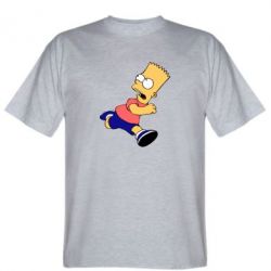 Мужская футболка Stedman Беги, Барт, беги! - PrintSalon