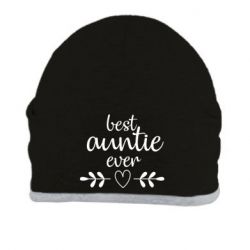 Шапка Best auntie ever - PrintSalon