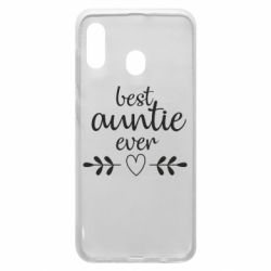 Чехол для Samsung A30 Best auntie ever - PrintSalon