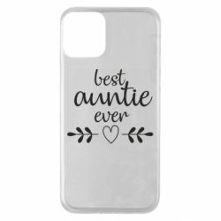 Чехол для iPhone 11 Best auntie ever - PrintSalon