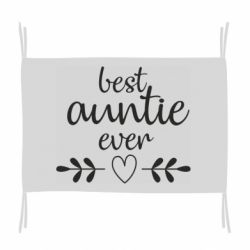 Флаг Best auntie ever - PrintSalon