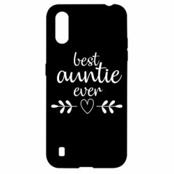 Чехол для Samsung A01/M01 Best auntie ever