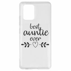 Чехол для Samsung S10 Lite Best auntie ever - PrintSalon