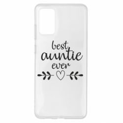 Чехол для Samsung S20+ Best auntie ever - PrintSalon