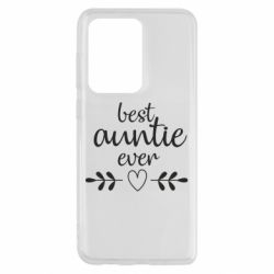 Чехол для Samsung S20 Ultra Best auntie ever - PrintSalon