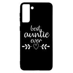 Чехол для Samsung S21+ Best auntie ever - PrintSalon