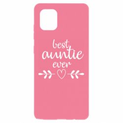 Чехол для Samsung Note 10 Lite Best auntie ever - PrintSalon