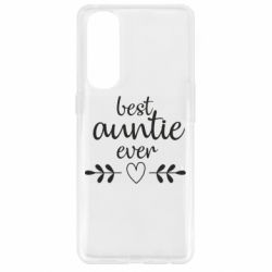 Чехол для Oppo Reno 4 Pro Best auntie ever - PrintSalon