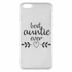 Чехол для iPhone 6 Plus/6S Plus Best auntie ever - PrintSalon