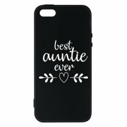 Чехол для iPhone5/5S/SE Best auntie ever - PrintSalon