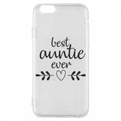 Чехол для iPhone 6/6S Best auntie ever - PrintSalon