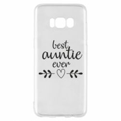 Чехол для Samsung S8 Best auntie ever - PrintSalon