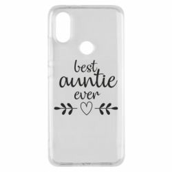 Чехол для Xiaomi Mi A2 Best auntie ever - PrintSalon