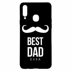 Чехол для Samsung A20s Best Dad Ever-PrintSalon Чехол для Samsung A20s Best Dad Ever