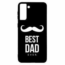 Чехол для Samsung S21 Ultra Best Dad Ever-PrintSalon Чехол для Samsung S21 Ultra Best Dad Ever