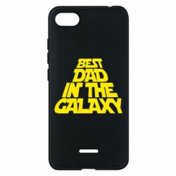 Чехол для Xiaomi Redmi 6A Best dad in the galaxy - PrintSalon