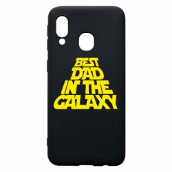 Чехол для Samsung A40 Best dad in the galaxy - PrintSalon