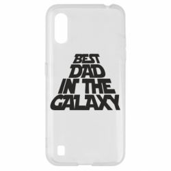 Чехол для Samsung A01/M01 Best dad in the galaxy - PrintSalon