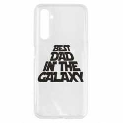Чехол для Realme 6 Best dad in the galaxy - PrintSalon