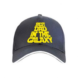 Кепка Best dad in the galaxy - PrintSalon