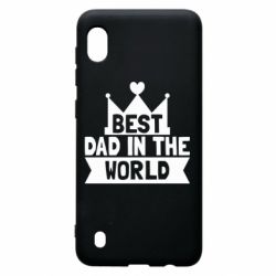 Чехол для Samsung A10 Best dad in the world-PrintSalon Чехол для Samsung A10 Best dad in the world