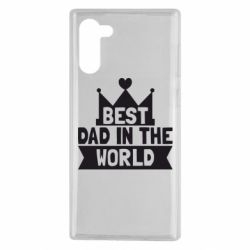 Чохол для Samsung Note 10 Best dad in the world - PrintSalon