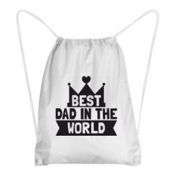 Рюкзак-мішок Best dad in the world - PrintSalon