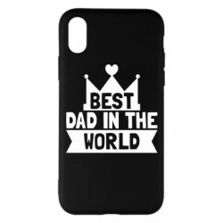 Чохол для iPhone X/Xs Best dad in the world - PrintSalon
