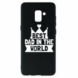 Чехол для Samsung A8+ 2018 Best dad in the world