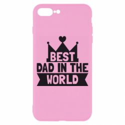 Чохол для iPhone 8 Plus Best dad in the world - PrintSalon
