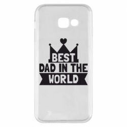 Чехол для Samsung A5 2017 Best dad in the world-PrintSalon Чехол для Samsung A5 2017 Best dad in the world