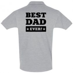 Мужское поло Best dad - PrintSalon
