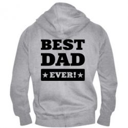 Чоловіче худі на блискавці Best dad - PrintSalon