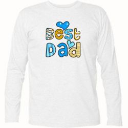 Футболка с длинным рукавом Best Dad - PrintSalon