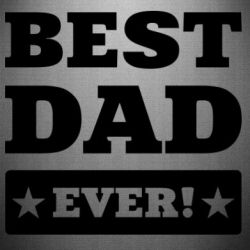 Наклейка Best dad