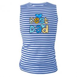 Майка-тельняшка Best Dad - PrintSalon