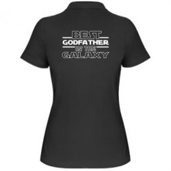 Женское поло Best godfather in the galaxy - PrintSalon