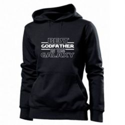 Женское худи Best godfather in the galaxy - PrintSalon